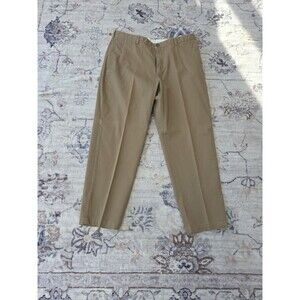 #332 VTG LL Bean Men's Tan Double L Chinos 38x29 Classic Fit Khakis Cotton